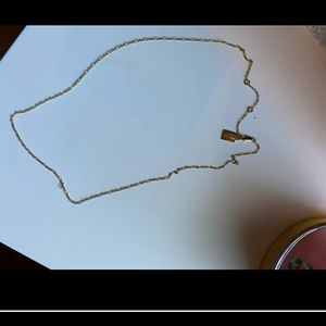 Miranda Frye gold necklace worn 1x